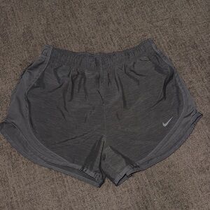 Nike Gray Athletic Shorts Lightweight Dri-FIT